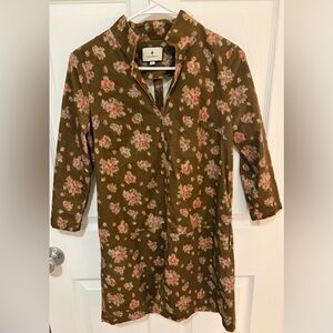 Tuckernuck Olive Floral Dress